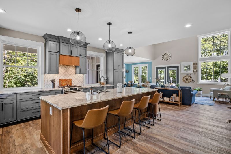 Spacious Kitchen Islands